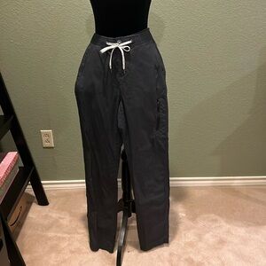 Vuori cotton woven straight leg pants